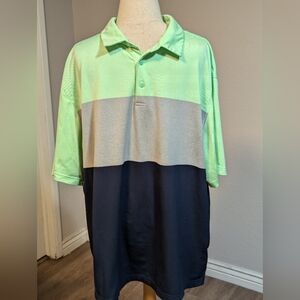 Men's Walter Hagen colorblock polo shirt size XXL